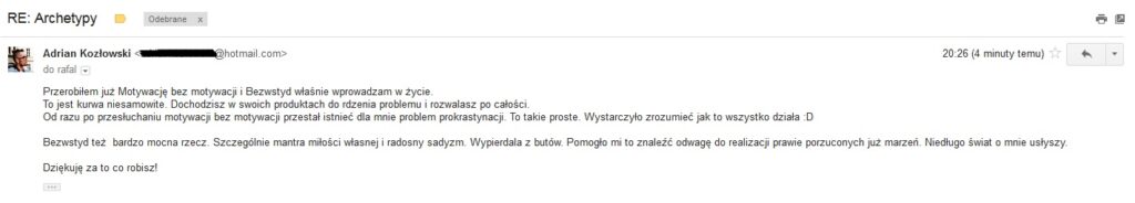 Przeczytaj opinię Adriana